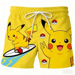 2026 Summer Hot Selling Anime Pok É Mon Multiple Choice Personalized Shorts Adult and Children Fashion Casual Sports Shorts