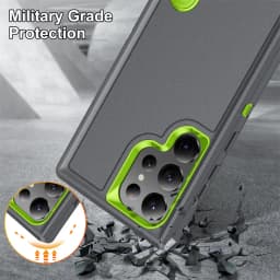 Hybrid 3 In 1 Military Grade Defender Case for Samsung Galaxy S26 Ultra/S23 FE/A56/A36/A15/A14/A13/A54/A53 Kickstand Body Cover