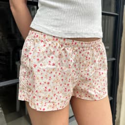 Women Elastic Summer Shorts Casual Striped Print Patchwork Loose Short Pants for Vacation Beach Club Streetwear