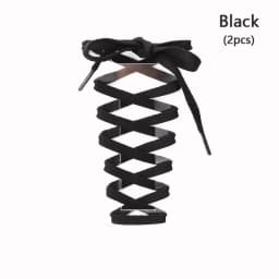 Flat Shoelaces for Sneakers Classic White Black Shoe Laces Canvas Basketball Casual Tennis Shoelace for 36 Colors Women Man