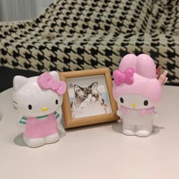 Kawaii HelloKitty Cartoon Peripheral Pen Holder, Desktop Stationery Storage Box, Exquisite Home Decoration