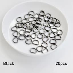 10/20pcs Newest 7mm Mini Ultra-small Belt D-Buckle Doll Bags Buckles Diy Doll Buttons Shoes Accessories