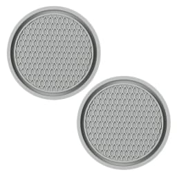 2Pcs Car Bling Rhinestone Cup Holder Drink Pad Interior Decoration Anti-slip Mat Round Durable Coaster Heat Resi Car Accessories