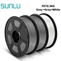 SUNLU 3 Rolls PLA PETG 3D Filament 1KG 1.75mm +/-0.02MM 3D Printing Filament Neatly Wound Filament Vacuum Packing Fast Shipping