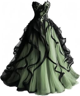 Gothic Wedding Dresses for Bride Layered Tulle Black Bridal Gowns Lace Applique Sweetheart Wedding Gown Dress