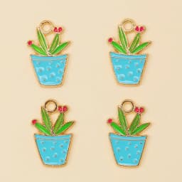 10Pcs 4 Colors New Enamel Maple Leaf Charm 19*24mm Pendant For DIY Necklace Earrings Keychain Jewelry Findings Making Wholesale
