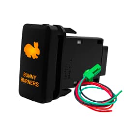 Amber Led Light 12V Car Push Button Switch Winch A/C ON OFF For Toyota 4Runner Tacoma Land Cruiser Reiz Hilux Prado FJ Cruiser