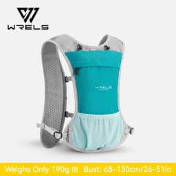 WRELS Hydration Backpack Water Bladder with Water Bladder Hydration Vest Backpack for Men Women for Marathon Trail Cycling Hikin