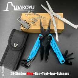 DAKOYU-Multi-functional Swiss Tool with Whistle, Outdoor Pliers, DKShadow Available In Multiple Colors, Outdoor Camping Equipmen