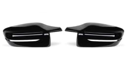 G30 G38 Bright Black Side Wing Rearview Mirror cover caps For BMW 2 3 4 5 7 Series G20 G21 G28 G22 G11 G12 G42 M4 style LHD RHD