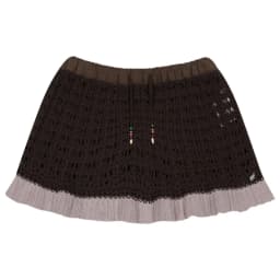 Unique SEI Cartoon Sle Zipper Hoodie Jaet Knitted Patchwork Color Blo Skirt Women's Loose Fit Long Sve Coat