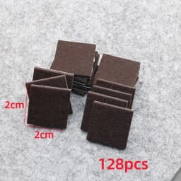 Felt Chair Leg Pads 5mm Thick Floor Scratch Protector Mat Mute Non-slip Self Adhesive Foot Pad for Furniture Accessories