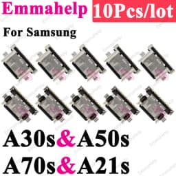 10pcs USB Charging Port Connector for SamSung Galaxy S25 S24 S23 S22Plus S26 Ultra S21 FE A10s A51 A52 A54 A72 A73