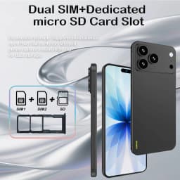 SURGAZE New i17 Pro Max Smartphone Android12 System 5000mAH 12GB+512GB 6.56Inch 24+48MP 5G Network Mobile Phone Global Version