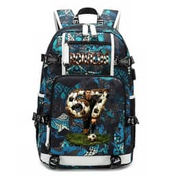 CR7 Ronaldo 67 Print Large Capacity Backpack for Students Teens Kids School Travel Daypack