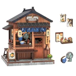 Original CUTEBEE Book Nook Kit DIY Doll House Bookshelf Insert Amazing Gift for Child Morita-Ya Japanese Style DIY Miniature Toy