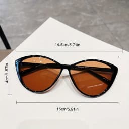 1/2 Pcs Korean Cat Eye Sunglasses, Lightweight, UV Protection, Retro Trendy, for Fashion Ladies