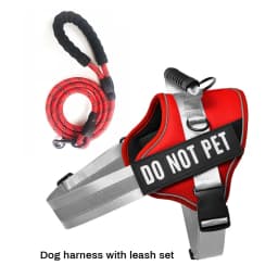 Nylon Reflective Dog Harness Personalized Breathable Dog Harness With ID Name Tag Pet Harness for Small Medium Large Dogs