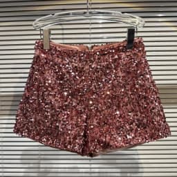 Autumn Winter New Gorgeous Bead Flake Flower Embroidered Velvet Shorts Women's Fashion Chic Pearl Edge Black Shorts Boots Female