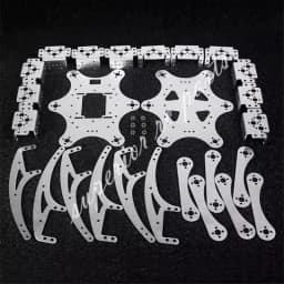18 DOF Aluminium Hexapod Spider Bracket Six 3 DOF Legs Robot Frame Kit with Ball Bearing Fully For Programmable Robot DIY Kit