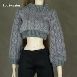 Handmade Doll Knitted Sweater Multicolored Mini 30cm Dolls Casual Dress Kids DIY Gift Toys Doll Accessories Tops for 1/6 Doll