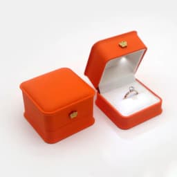 Wholesale LED Ring Box Jewelry Box for Wedding Engagement Proposal Ring Box Necklace Pendant Gift Box with Light Storage Case 
