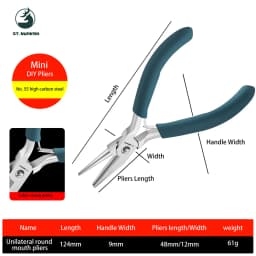 St.kunkka Customized High Quality Jewelry Making Pilers Needle Round Nose Cutting Wire Pliers for Jewelry Repair Tools