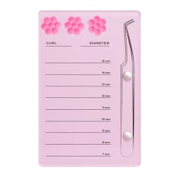 Eyelash Extension Scale Holder Magnetic Acrylic Lash Board With Glue Pallet Cup False Eyelashes Pad Lash Makeup Tools Wholesale