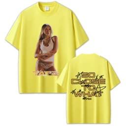 Singer Tate Mcrae So Close To What Album T-shirt Miss Possessive Tour 2025 T Shirts Summer Men Women Fashion Oversized Tshirt