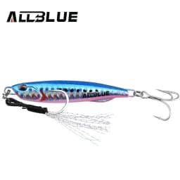 ALLBLUE DRAGER SLIM Metal Casting Jig Spoon 20G 30G 40G 60G Shore Drag Cast Jigging Sea Bass Lure Artificial Bait Fishing Tackle
