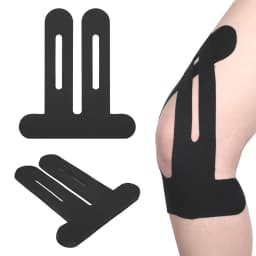10pcs Kinesiology Tape for Knees, Knee Support & Stability, Knee Pain Relief Athletic Tape - Waterproof & Elastic, Breathable