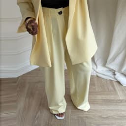 Casual One Button Slit Suit Women Loose Solid Lapel Short Sleeve Pockets Jackets  Summer Lady All-match Commute Outwear New