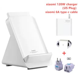 Xiaomi 80W Adaptive Wireless Charging Stand With 120W Charger and 6A Type-c Cable 80W Max Fast Wireless Charge