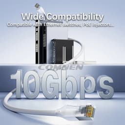 Shielded F/UTP Cat6a 10G Lighting Patch Cords 0.1m 0.2m 0.3m Network Patch Cables for Server Switches And Networking Equipment