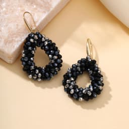 INKDEW Small Earrings National Flag Colors Water Drop Earrings for Women Handmade Beads Crystal Earrings Gift Jewelry EA124