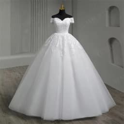 Real Video White Off The Shoulder Vestido De Noiva Wedding Dress Plus Size Vestidos De Novia Bridal Tulle Mariage Customized