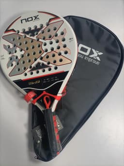 NOX AT10 ML10 3K 12K 18K 2023-2026 Padel Racket Carbon Fiber Surface with EVA Memory Flex Foam Core Lightweight Padel Racquet