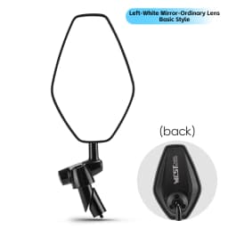 Stable Bicycle Mirror Anti Glare Aluminum Alloy Bracket Anti Vibration with Installation Hex Key Bicycle Accessories
