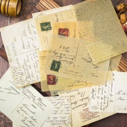 16pcs/Pack Vintage Newspaper Letters Vellum Paper Pack for Scrapbooking Happy Planner Card Making Junk Journal Project