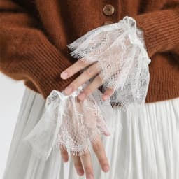 DIY Detachable Cuffs Cuff Extension Embroidery Lace Daisy Fake Sleeves Elastic Wild Wrist Pleated Organ Lolita Fake Sleeves