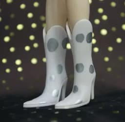 Toy accessories flat foot high heels boots shoes for your BB ST Dolls BBQB1