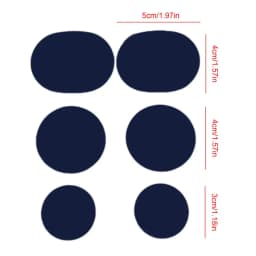 Shoe Patches for Toe Holes Self-Adhesive Hole Repairs 6 Pieces Breathable Patches easy to usefor Running Sneakers Work Boots