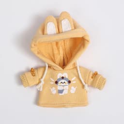 OB11 Clothes New Year's Rabbit Sweater Jacket Casual Pants for Obitsu11, Molly, GSC, UFdoll, YMY Body , 1/12bjd Accessories
