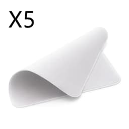 1/5/10PCS Double Suede Polishing Cloth Screen Cleaner Wiper for MacBook Screen iPad iPhone Apple Watch Display Cleaning Supplies