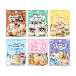 40pcs/pack Kawaii Stationery Stickers Floating Light DIY Craft Scrapbooking Album Junk Journal Happy Planner Diary Stickers