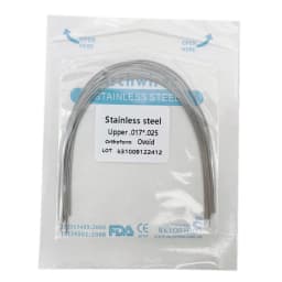 10pcs/pack Dental Orthodontic Stainless Steel Round/Rectangular Wire Ovoid Form Dentist Material Dental Arch Wire