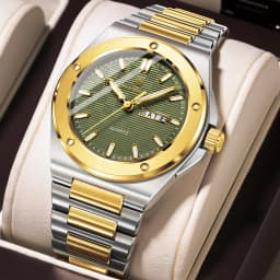 POEDAGAR High Quality Men Clock Date Week Waterproof Fashion Watch For Man Stainless Steel Luxury Men's Quartz Watches Reloj+Box