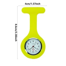 Pocket Watch Women's Digital Display Dial Clip-On Analog Clock Fob Nurse Brooch Pin Hang Pocket Electric Watch Fashion Watches