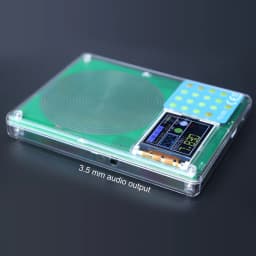 FG-300 DDS Function Signal Generator 0.001Hz-200KHz Signal Generator Adjustable Module Sine+Square+Triangle+Sawtooth Waveform