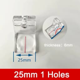 Magnifier Baffle For Sliding Table Saw Ruler Edge Banding Woodworking Machine 25mm 1 Holes 32mm 2 Holes 25.5mm 1 Holes